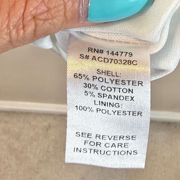 NWOT 12th Tribe White Knitted Free Bird Side Cutout Mini Resort Dress Women's S - Picture 7 of 12